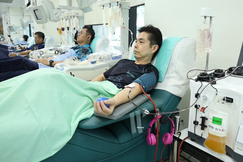 บริจาคโลหิตเฉพาะส่วน (Apheresis)